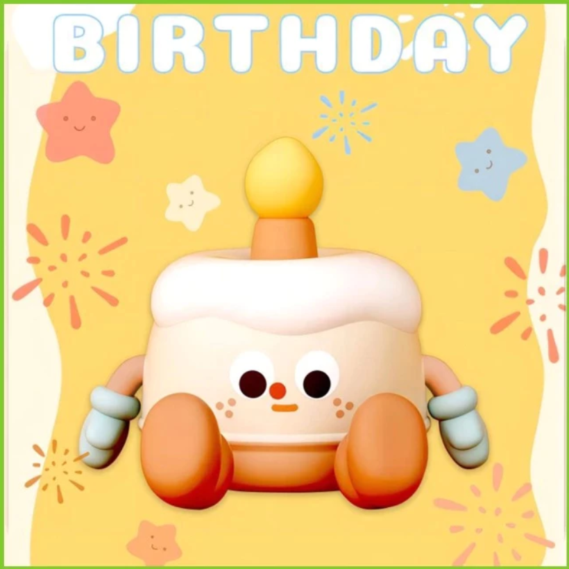 🎂 Đèn Ngủ Bánh Sinh Nhật Cute - Ánh Sáng Ấm Áp Cho Giấc Ngủ Ngon - Image 3